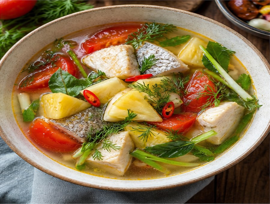 Canh cá saba chua ngọt